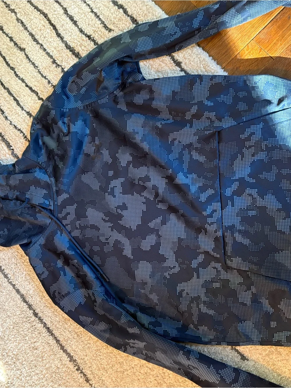 Under Armour Navy & Dark Blue Pixel Camo Hoodie